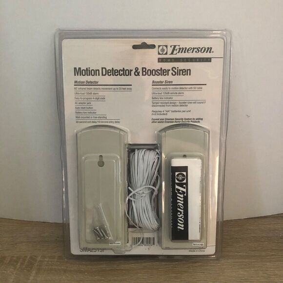 Emerson Motion Detector & Booster Siren NEW SEALED SMA2515P Home Security System - Picture 2 of 4